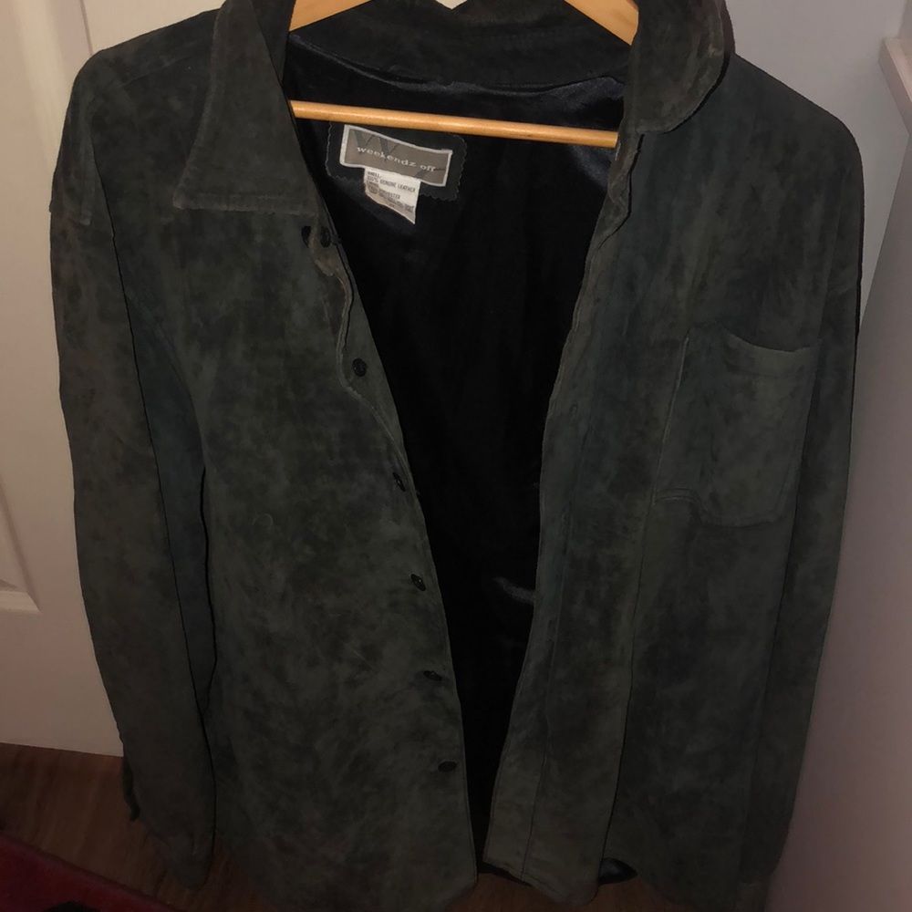 Weekendz off genuine leather jacket